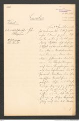k.k. naturhistorisches Hofmuseum, Intendanzakten 1885-1896 (Hauer), Aktenzahl Z.442.a/1889, Seite 0